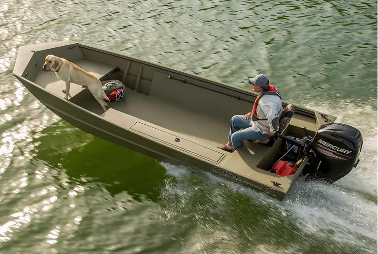 Flat bottom boats are the most popular