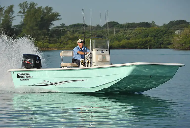 driving a flat bottom boat