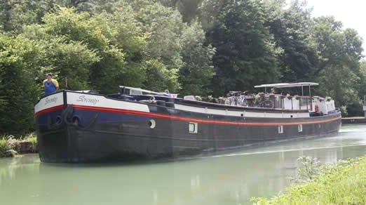 A canal barge