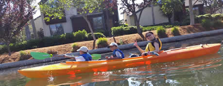 Kayaking with the kids