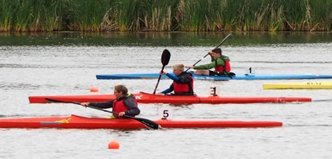 Racing kayaks