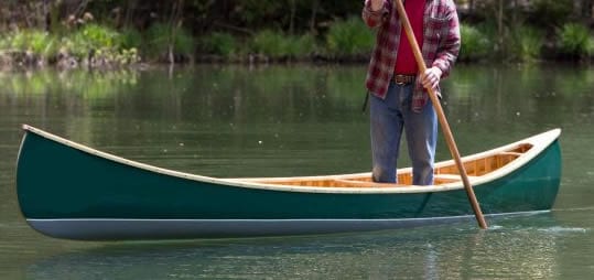 Shallow arch canoe