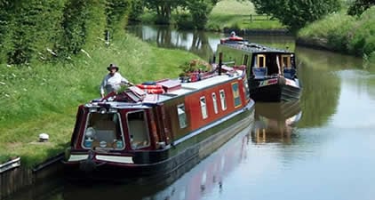 Canal boat narrowboat