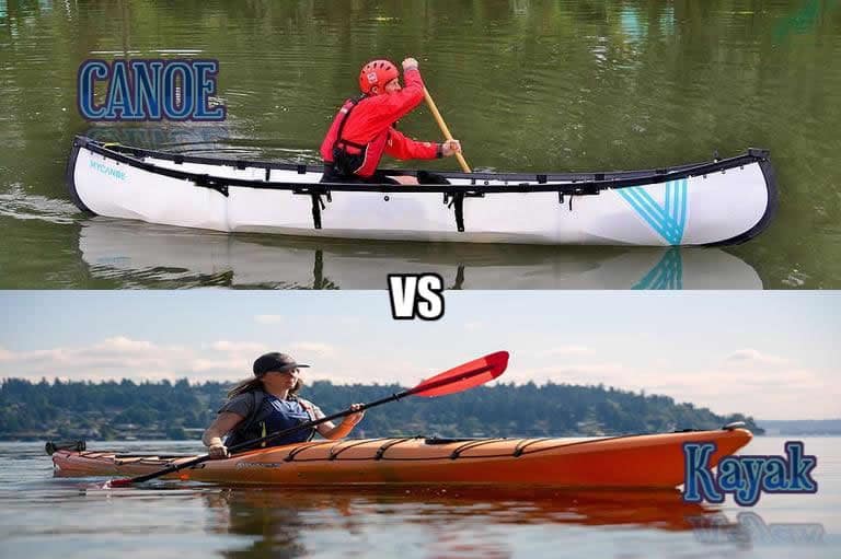 canoe vs kayak