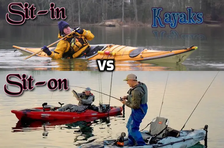 sit in vs sit on kayak