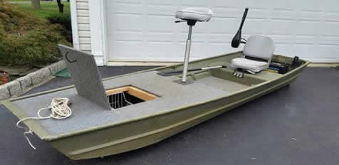 Jon boat to bass boat conversion