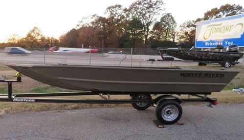 Ranger white river Jon boat