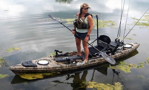 Sit on top fishing kayak