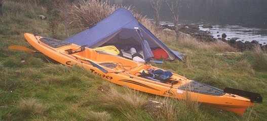 Sit on top touring kayak