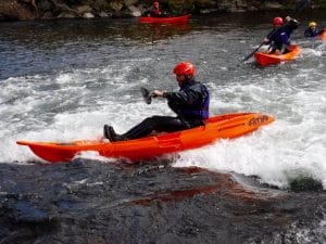 Whitewater sit on top kayak