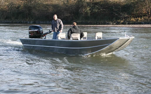 Tiller steered sled boat