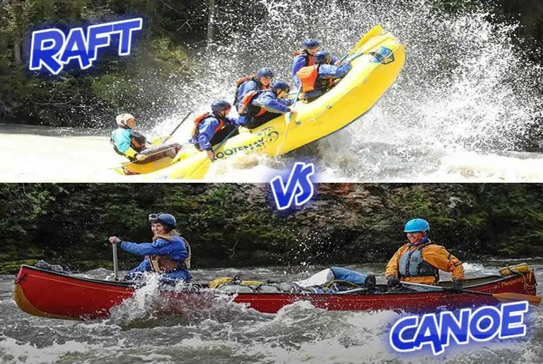 Raft vs Canoe. Battle of the Boats – Flat Bottom Boat World