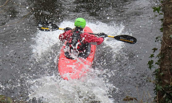 Water getting into kayak