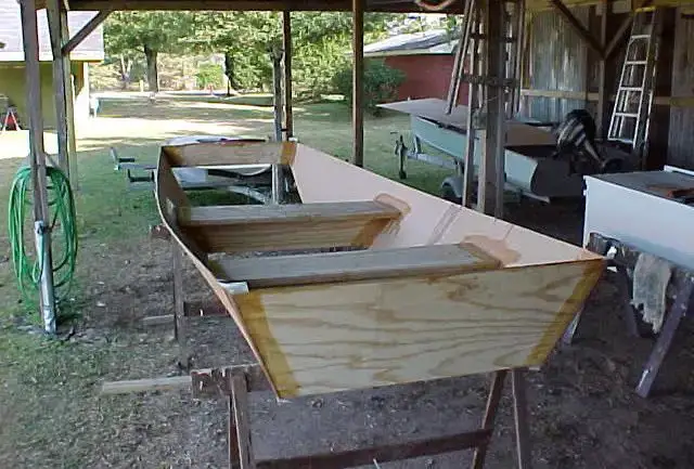 Wooden Jon boat