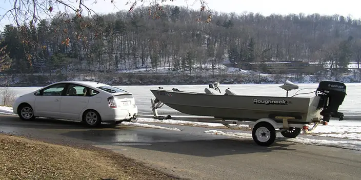 Towing Jon boat